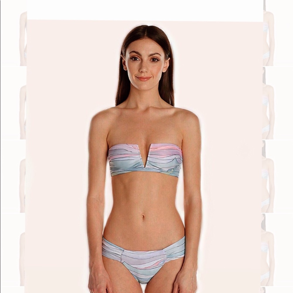 Mara Hoffmann Waves V  bikini SET, Top M, Bottom L